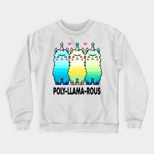 Fiesta Fleece: Llamas of Celebration Crewneck Sweatshirt